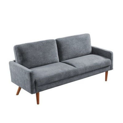 CAVINAS Modern & Vintage Loveseat Sofa, Velvet Upholstered 2 Seater Sofa Couch with Sleek Design, for Home, Apartment or Office