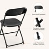 ELJGET Folding Chair, Indoor Outdoor Portable, Stackable for Events, Offices, Weddings, Picnics and Restaurants - 4 of 4
