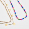 SOHI Women's Multicolour Everyday Multi-Layer Necklace - 4 of 4