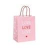 2ct Cub Valentine's Day 'Love' & Stripe Gift Bags Pink/Red - Spritz™ - image 3 of 4