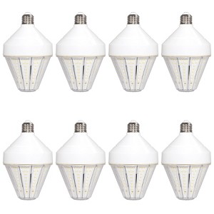 8-Pack 5200 Lumen LED Cob Bulb E26 5K 40W Daylight 8-Count Case - 1 of 4