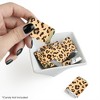 Big Dot of Happiness Leopard Print - Mini Candy Bar Wrapper Stickers - Cheetah Party Small Favors - 40 Count - 2 of 4