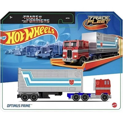Hot Wheels Transformers Optimus Prime Track Fleet