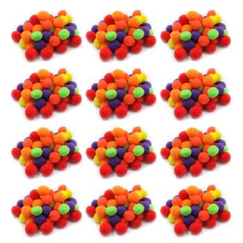Iooleem Multi-Colored Regular & Sparkly Glitter Pom Poms 800pcs Assorted  Sizes Pom Poms for Crafts Pom Pom Balls Glitter Pom Poms Arts & Craft  Supplies. Assorted size Multi-colored