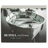 Dicksons Be Still and Know Greywash 4 x 3 MDF Wall Tabletop Sign Plaque - 2 of 3