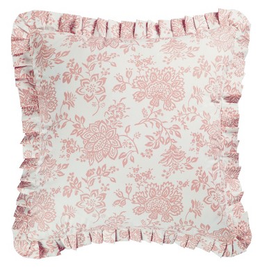 pink euro sham
