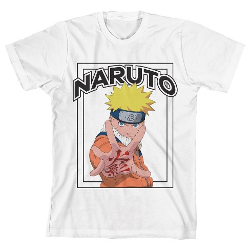 Naruto Kanji Palm White T-shirt Target