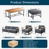 Gymojoy Outdoor Sofa Funiture with Thick Cushion for Garden Yard - 2 of 4
