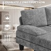 LACOO U-Shape Chenille Sectional Sofa with Chaise - 4 of 4