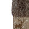 Northlight 20" Brown Reindeer Christmas Stocking with Faux Fur Cuff - image 3 of 4