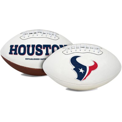 Houston Texans Full Size Football White Panel Logo Signature Series New in box