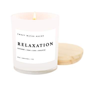 Sweet Water Decor Relaxation 11oz White Jar Soy Candle