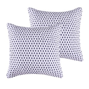 Garden Quilted Euro Sham Set of 2 - Levtex Home - 1 of 4