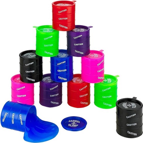 Playbees Barrels of Slime - 24 Pack - Assorted Color - image 1 of 3