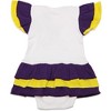 Pavilion Gift Company - Purple & Gold - #1 Fan Onesie Dress 0-6 Months  - Leotards and Bodysuits - 3 of 4