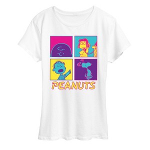 Women's - Peanuts - Pop Grid Short Sleeve Graphic T-Shirt - 1 of 4