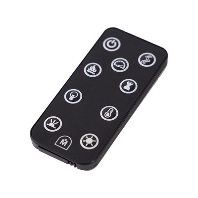 Modern Ember 72-Inch Black Smart Linear Electric Fireplace with LED Flames