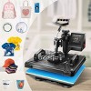 HOMDOX 5/8-in-1 Heat Press 15"x12" with LCD Control Panel|Full 360°Swing Away|Multi-Spring Pressure Knob Sublimation Vinyl Digital|for Tshirt/Cap/Mug - 2 of 4
