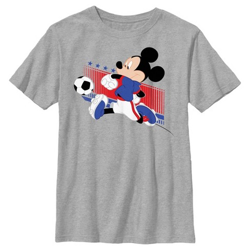 Boy's Disney Mickey Mouse Soccer Usa T-shirt : Target