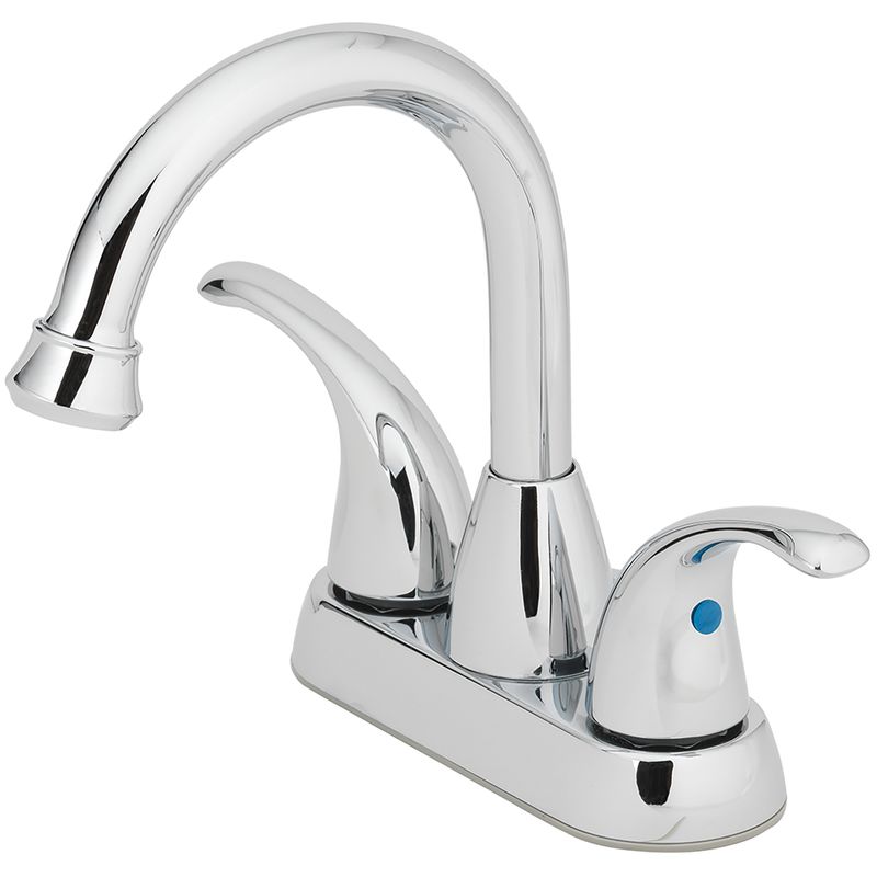 OakBrook Chrome Two-Handle Bathroom Sink Faucet 4 in. (Mfr. # 67656W), 1 of 2