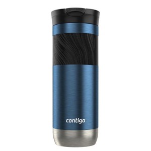 Contigo SNAPSEAL Insulated Stainless Steel Travel Mug with Grip, 20 Ounce - 1 of 4