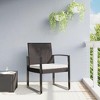 vidaXL Brown Garden Patio Dining Chairs Set - Polypropylene Rattan Terrace Furniture - 2 of 4