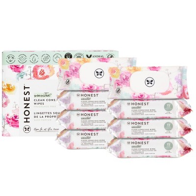 The Honest Company Plant-Based Baby Wipes made with over 99% Water - Rose Blossom - 576ct