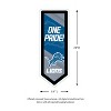 Evergreen Ultra-Thin Glazelight LED Wall Decor, Pennant, Detroit Lions- 9 x 23 Inches Made In USA - 2 of 4