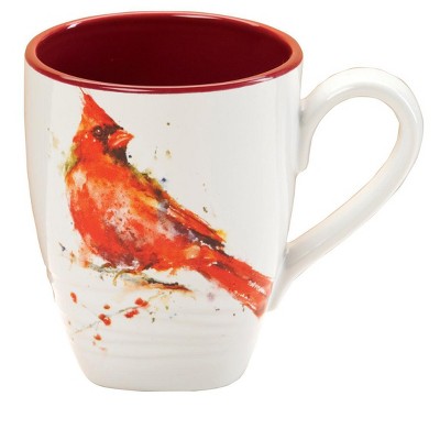 DEMDACO Cardinal Mug White