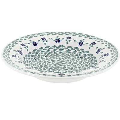 Blue Rose Polish Pottery T133 Manufaktura Soup Plate