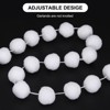 Unique Bargains Party Decorative Polyester Yarn Pom Pom Ball Garlands 4 Pcs - 3 of 4