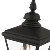 Livex Lighting Adams 3 - Light Post Light in  Black/Brushed Nickel - 2 of 4