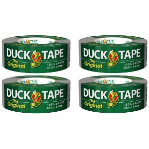 Duck The Original Duct Tape, Silver, 3 Rolls, 1.88 Inch x 45 Yards Each - 1 of 4