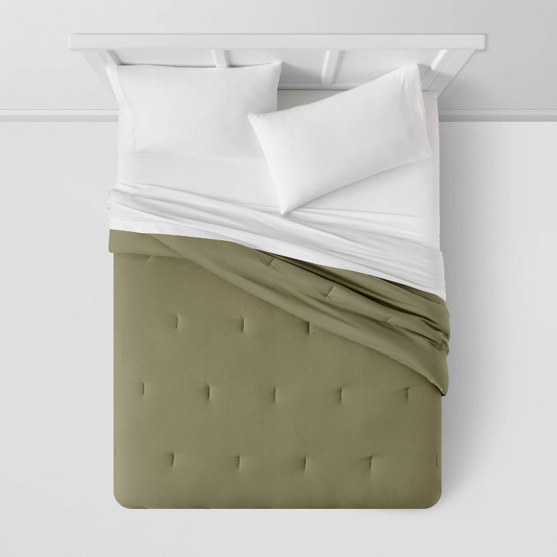 Microfiber Micro Texture Comforter - Room Essentials™, 4 of 9