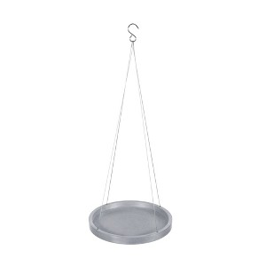 Ecopots Indoor/Outdoor Round Recycled Plastic Modern Hanging Saucer - 1 of 4