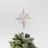 Christmas Lit Plastic Multicolor 8 Point Star Tree Topper - Wondershop™ - 3 of 4