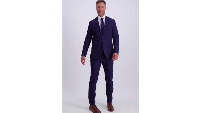 Haggar H26 Men's Flex Series Ultra Slim Suit Pants - Midnight Blue, 2 of 7, play video