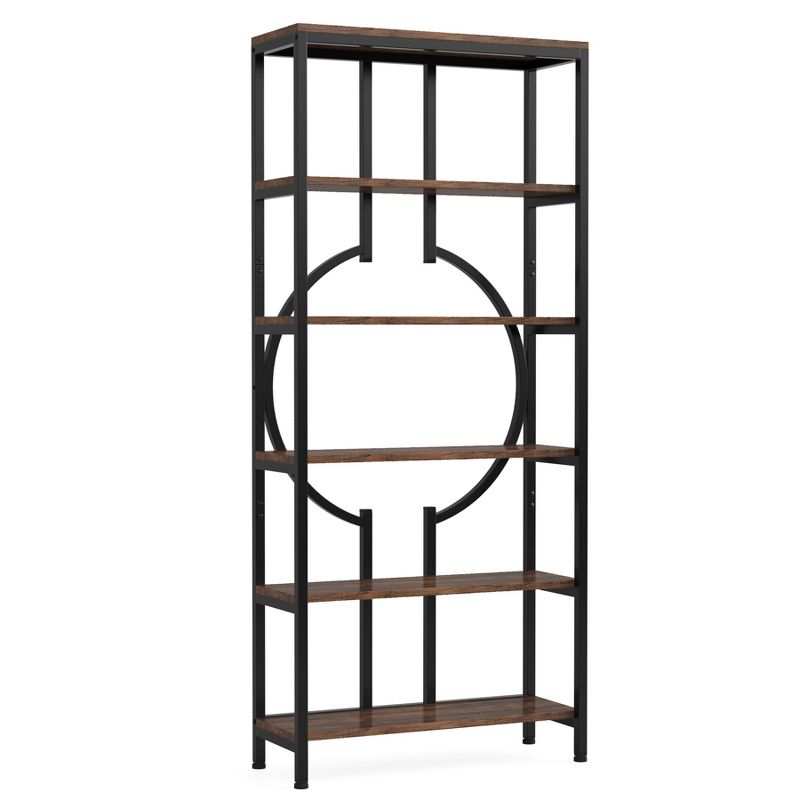 Tribesigns 70.87" 6-Tier Tall Bookcase, 4 of 6