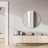 DOMETOUR Black Round Wall Mirror, Bathroom Mirrors for Over Sink, Circle Mirror for Bathroom, Entryway, Bedroom, Vanity - 3 of 4