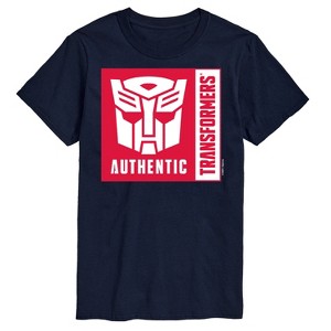 Men's - Transformers - Red Logo- Adult Short Sleeve T-Shirt Short Sleeve Graphic T-Shirt - 1 of 4