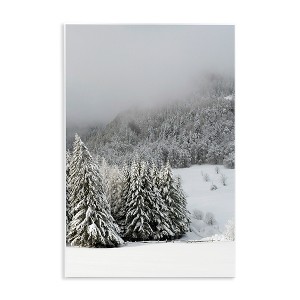 Stupell Industries Winter Snowscape Woodland Trees Wall Plaque Art, 10" x 15" - 1 of 4