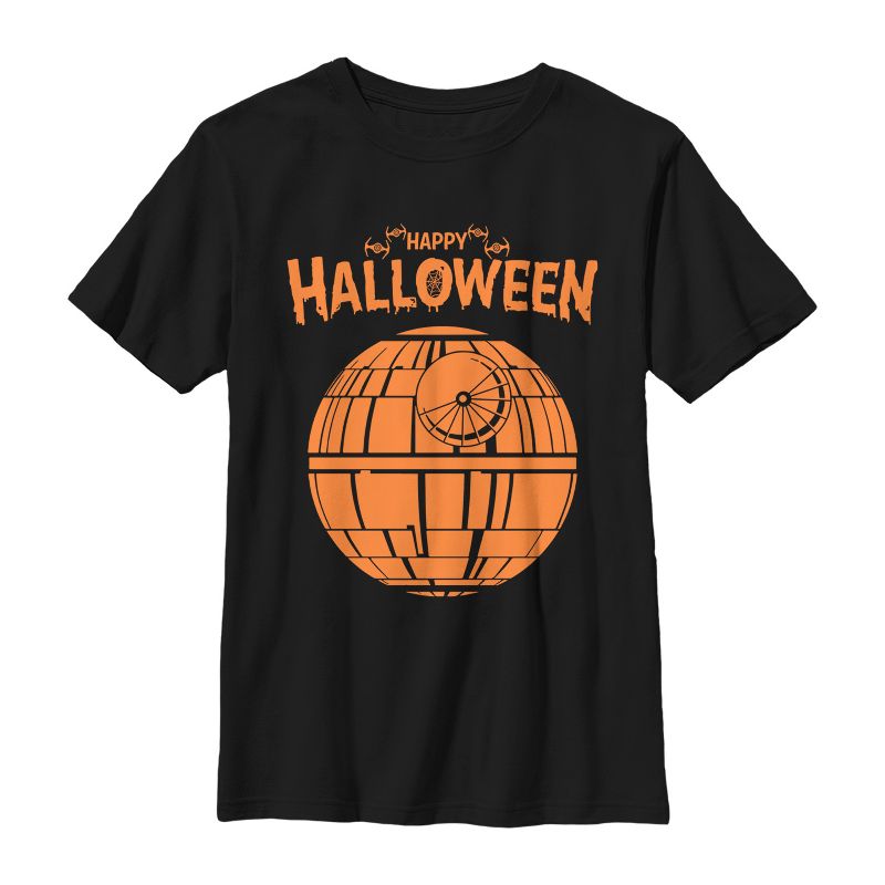 Boy's Star Wars Halloween Death Star T-Shirt, 1 of 5