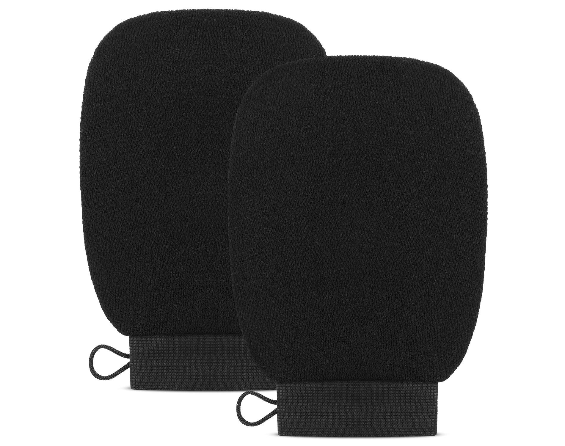 Maison Exfoliating Mitt Scrubber for Body (2 Pack)