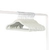 3 Sprouts Kids & Baby Velvet Hangers 30 pack - Green - 4 of 4