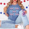 Simply Sage Market Women's Coquette Patriotic Chart Short Sleeve Garment Dyed Tee - 2 of 2