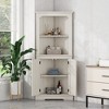 Bella Depot 69.3''H Tall Corner Cabinet with Doors for living room, bathroom,Dining Room or Kitchen - 2 of 4
