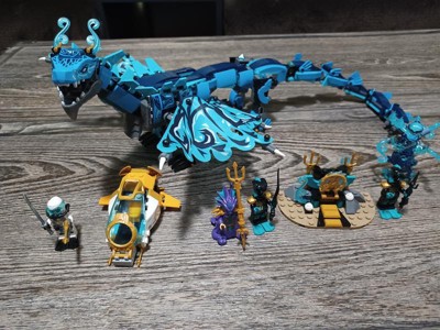 LEGO NINJAGO Water Dragon Toy, 71754 Building Set with 5 Minifigures and  Weapons, Ninja Gifts for 9 Plus Years Old Kids, Boys & Girls