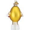 Old World Christmas Blown Glass Ornament for Christmas Tree, M&M'S  Yellow Love You - 2 of 4