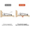 FUFU&GAGA Cozy Segmented Bedroom Upholstered Bed Frame,Stable & Easy-Clean,Wear-Resistant,TB117 Verified,Off-White - 3 of 4