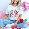 Simply Sage Market Women's All You Need Is Love Coquette Short Sleeve Graphic Tee - 2 of 4